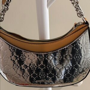 Silver Embossed Women's Bag